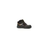 GÉNÉRIQUE - Chaussures de sécurité coupe haute, tige cuir, nubuck et cordura, doublure mesh 3d, semelle pu, embout et semelle acier. Iso 203