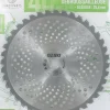 GÉNÉRIQUE - Lame de débroussailleuse 40 dents carbure ø: 255mm x 25.4mm x 1,3mm en bol avec effet de sol pour évacuation des débris, protect