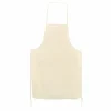 GRAINE CRÉATIVE - 6 tabliers adulte en coton blanc cassé 90 x 60 cm