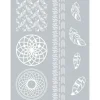 GRAINE CRÉATIVE - Pochoir pâte polymère attrape-rêves 11,4 x 15,3 cm
