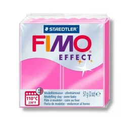 GRAINE CRÉATIVE - Pâte polymère 57 g - effet néon - fuchsia