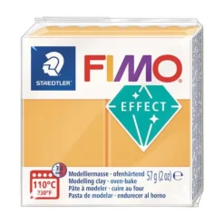 GRAINE CRÉATIVE - Pâte polymère 57 g - effet néon - orange