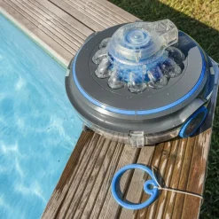 GRE POOLS - Robot à batterie rechargeable pour piscines hors-sol et enterrées jusqu'à 10 x 5 m
