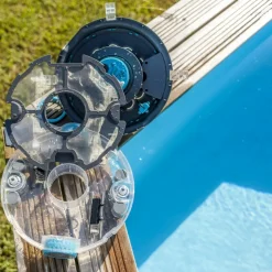 GRE POOLS - Robot à batterie rechargeable pour piscines hors-sol et enterrées jusqu'à 10 x 5 m