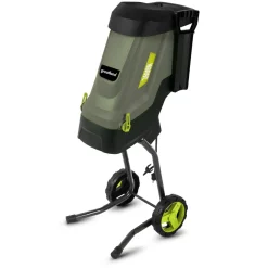 GREATLAND - Broyeur de végétaux électrique 2600w avec sac récupérateur de 45l