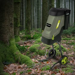 GREATLAND - Broyeur de végétaux électrique 2600w avec sac récupérateur de 45l