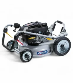 GRIN - Tondeuse essence tractée 46 cm pour professionnels, mulching, moteur honda 201cm³ - grin pm46a-honda