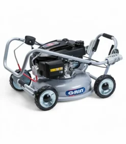 GRIN - Tondeuse thermique tractée 46 cm, mulching extra-fin, moteur honda 166cm³ - grin hm46a-honda