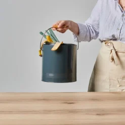 GUILLOUARD - Guillouard seau à compost rond 4.5l gris - 040605