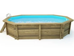 HABITAT ET JARDIN - Piscine bois 