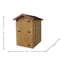 HABRITA - Toilettes sèches écologique en bois - 2.03 m²