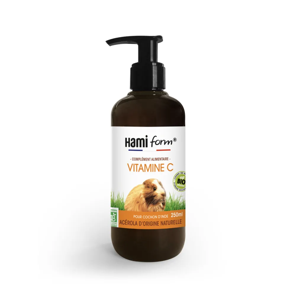 HAMI FORM - Vitamine C, complément alimentaire bio pour cochon d’Inde – 250ml