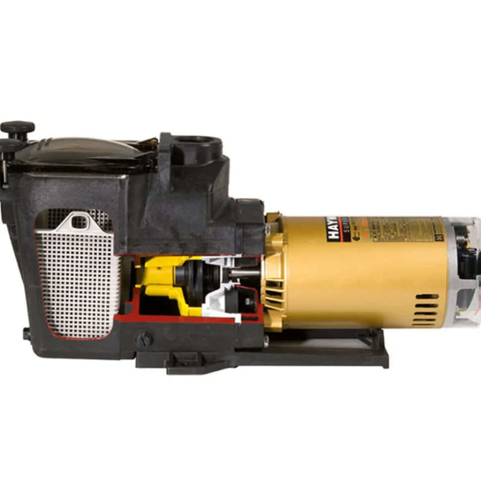 Hayward pompe à filtration 1 cv, 15.5 m3/h mono 2 - sp2611xe161