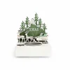 HEART OF THE HOME - Photophore de noël forest tradi - 1 bougie - vert