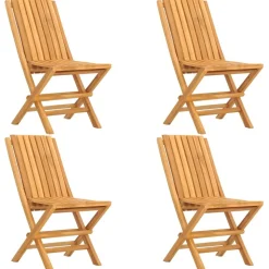HELLOSHOP26 - Ensemble à dîner salon de jardin meuble d'extérieur 5 pièces bois de teck massif