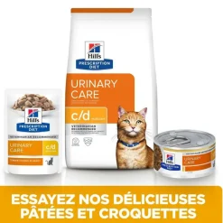 HILL'S - Croquettes chat adult prescription diets c/d multicare urinary care poulet - hill's 12 kg