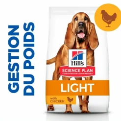 HILL'S - Croquettes chien science plan adult mature 7+ light poulet - hill's 14 kg