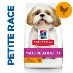 HILL'S - Croquettes chien science plan adult mature 7+ small & mini poulet - hill's 3 kg