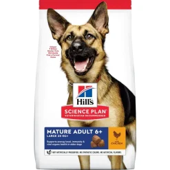 HILL'S - Croquettes chien sénior de grande taille au poulet - 18 kg