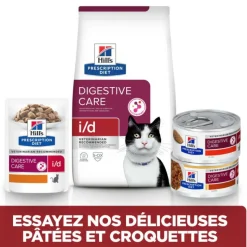 HILL'S - Patee chat adult prescription diets i/d digestive care poulet (sachet) - hill's 12*85 g