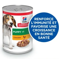 HILL'S - Patees chien science plan puppy poulet (boite) - hill's 12*370 g