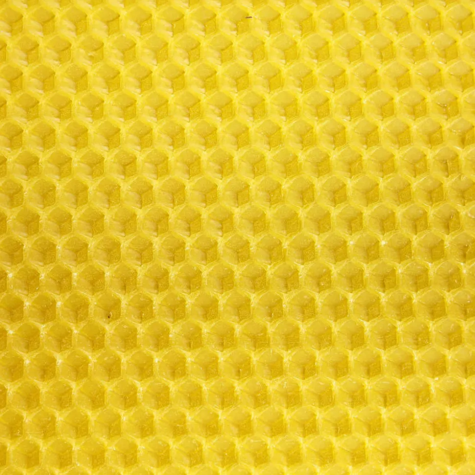 ICKO APICULTURE - Cire gaufrée stérilisée dadant corps: h 26cm et L41cm carton de 1kg