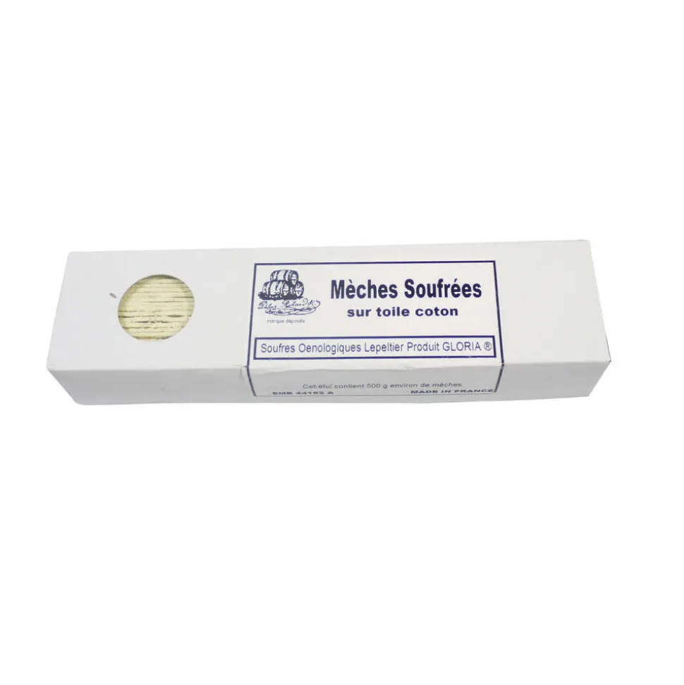 ICKO APICULTURE - Répulsif ruche Mèches soufrées : 500g