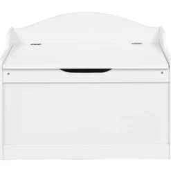 IDMARKET - Banc coffre de rangement enfant mateo en bois blanc