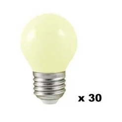 ILLUPRO - Guirlande guinguette 30m 30 ampoules 1w led e27 blanc chaud extérieur raccordable