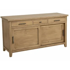 INTERIOR'S - Buffet bas 2 portes bois marron - initiale interior's