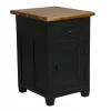 INTERIOR'S - Buffet bas 1 porte 1 tiroir bois noir - brocante interior's