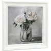 INTERIOR'S - Huile pivoines bois multicolore - charme interior's