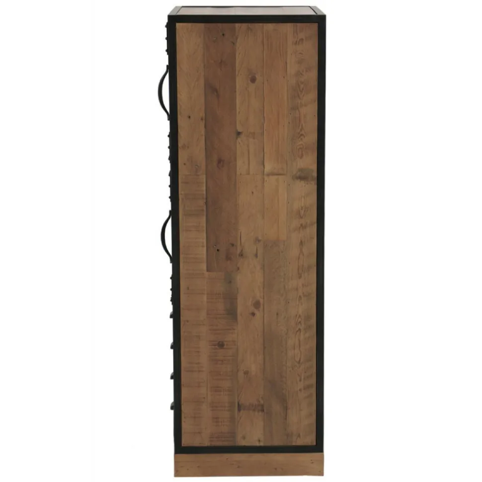 INTERIOR'S - Meuble de rangement 3 portes bois marron - manufacture interior's