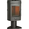 INVICTA - Poele a bois invicta mesnil - puissance optimale 8 kw - max: 12kw- bûches 34 cm max - fonte - fabriqué en france - ecodesign