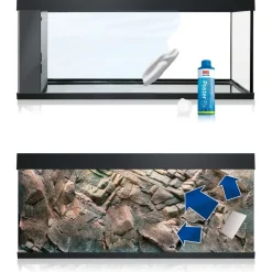 JUWEL - Poster aquarium rochers/aquascape Poster T.4 XL