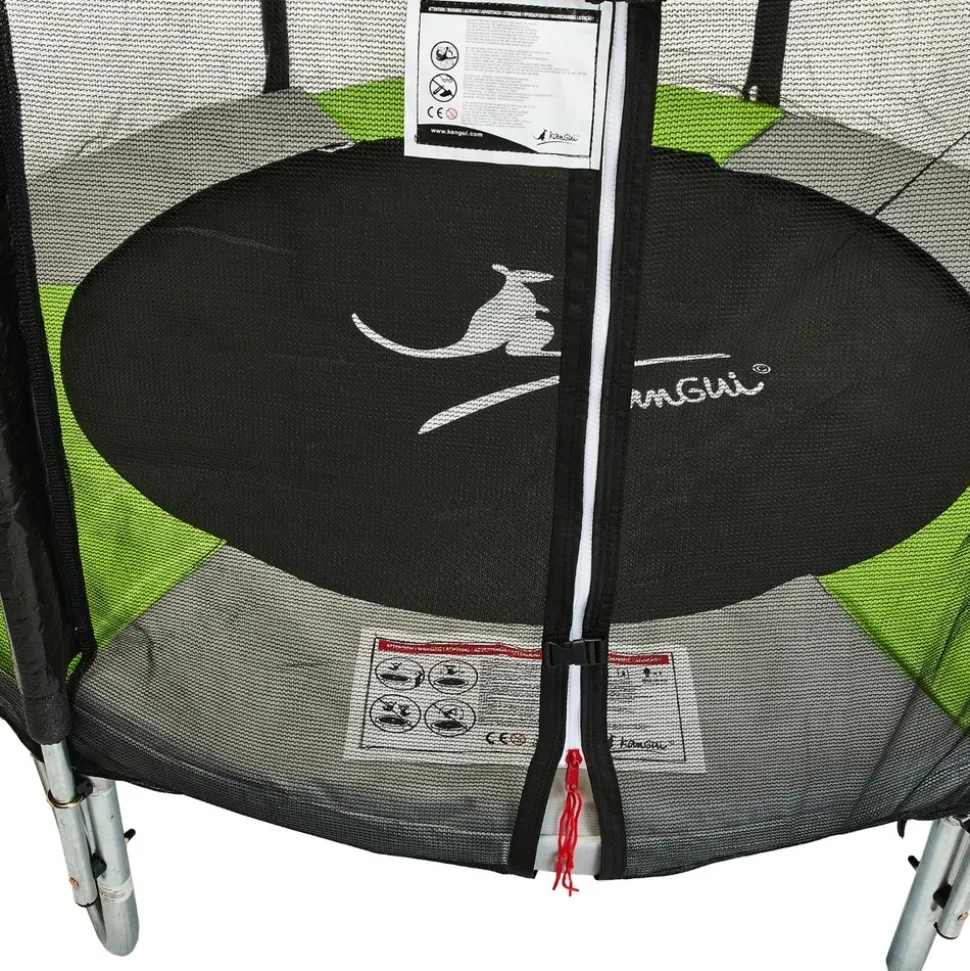 KANGUI - Kangui - trampoline rond ø180cm avec filet de sécurité - yzi 180