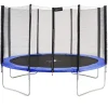 KANGUI - Trampoline rond bleu ø430cm avec filet de protection