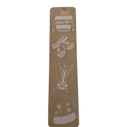 KELPI - Suspensions hiver de Noël en médium (x4 pièces)