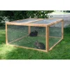 KERBL - Kerbl - enclos extérieur pour rongeurs - vario bois - grillage fin - dimensions 120x120x59cm