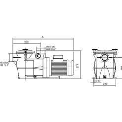 Kripsol pompe de filtration 15,4m3/h tri ie3 - ks100t
