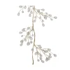 KSD DÉCO - Guirlande baies blanc or h 120 cm