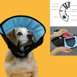 KVP - Collier de protection isabelino pour chiens calmer multicouleur (30-41 cm)