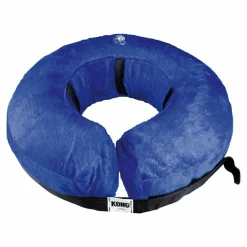 KVP - Collier de récupération pour chiens kvp kong cloud bleu gonflable (33-46 cm)