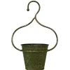 LA GRANDE PRAIRIE - Cache pot vert de gris 21x13x29cm