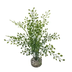 LABEO - Plante artificielle pour aquarium, arbre lentille fine - H.27cm