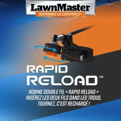 LAWNMASTER - Débroussailleuse thermique 26cc avec démarrage électrique - lawnmaster