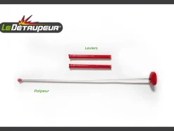 LE DETAUPEUR - Kit anti piège taupes & campagnols - 2 tiges + 1 palpeur - utilisable sous la pluie en toute sécurité - système exclusif