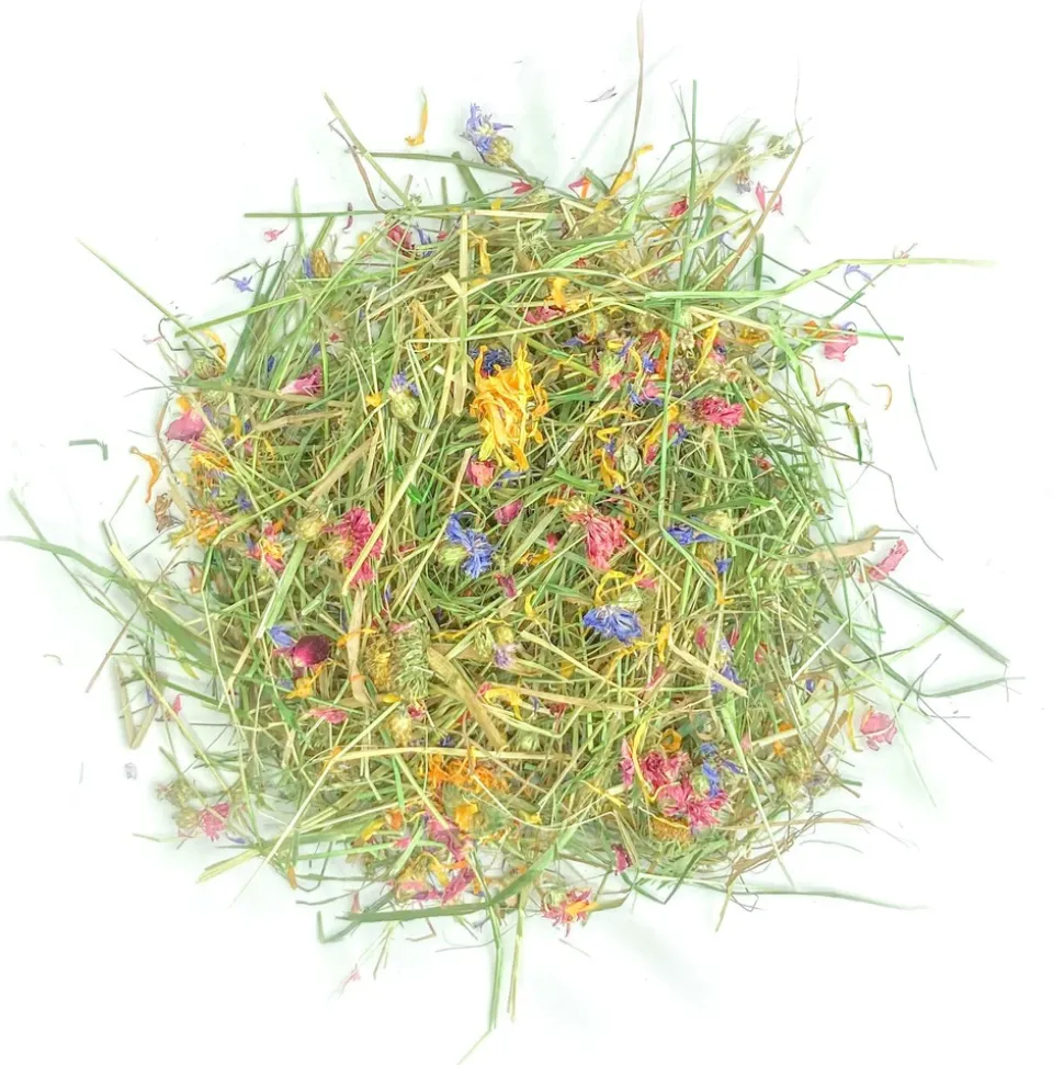 L'EDEN DES PATTOUNES - Foin aromatisé aux fleurs pour lapins et rongeurs