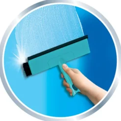 LEIFHEIT - Brosse de nettoyage de vitres manche télescopique 28 cm 51104