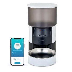 LIVOO - Livoo distributeur de croquettes automatique 5w blanc - pet100